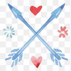 Cupid Clip Art - Transparent Cartoon Jingfm Watercolor Painting Png,Watercolor Heart Png