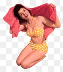 Download Pin Up Girl Png Transparent Background - Pin Up Swimsuit,Pin Up Girl Png