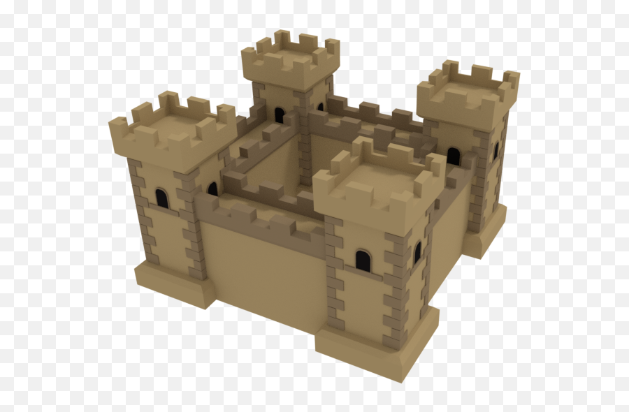 Preview - Castelo Low Poly Png,Castle Tower Png