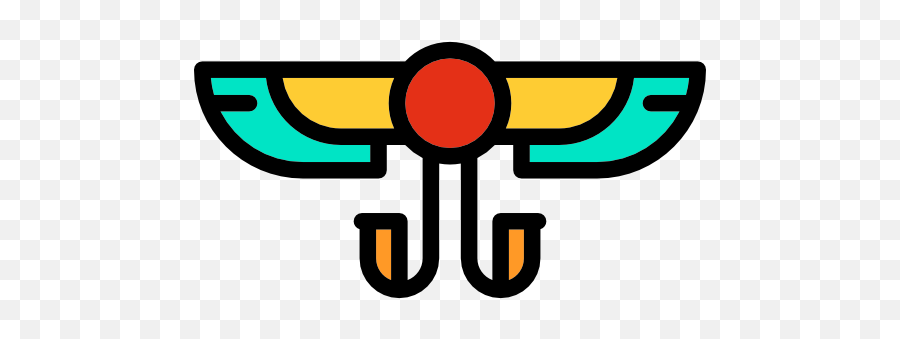 Wings Symbol Hieroglyph Egyptian Icon - Wings In Egypt Hieroglyphics Png,Egyptian Png