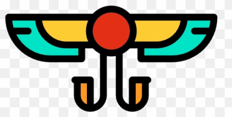 Wings Symbol Hieroglyph Egyptian Icon - Wings In Hieroglyphics png