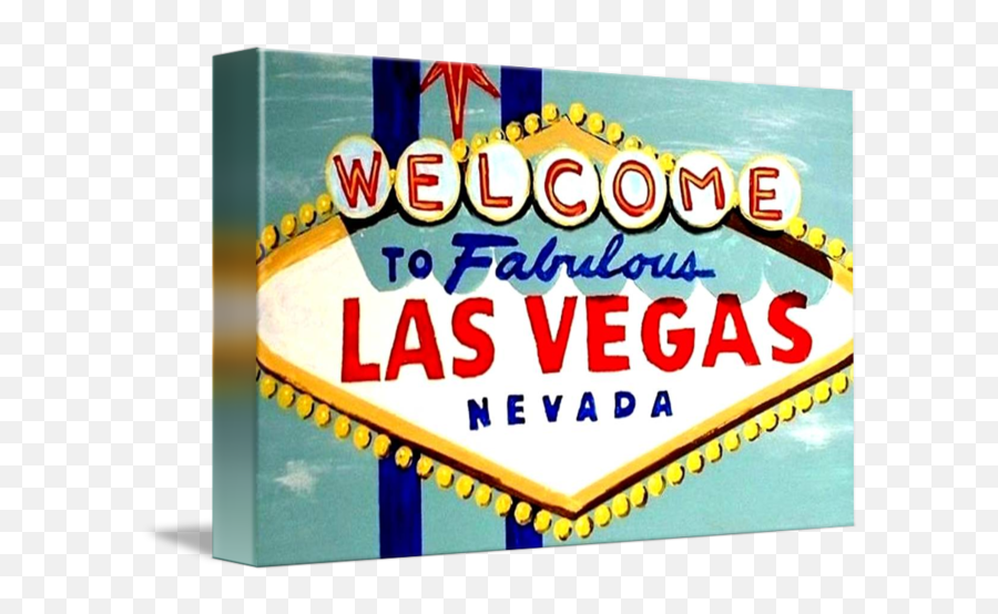 World Famous Hand Painted Las Vegas Sign Daytime By Teo Alfonso - Las Vegas Sign Painting Png,Las Vegas Sign Png