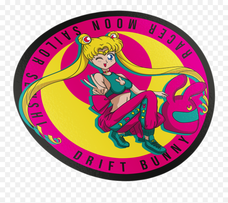 Sailor Moon Drift Bunny Suit Circle - Fictional Character Png,Sailor Moon Logo