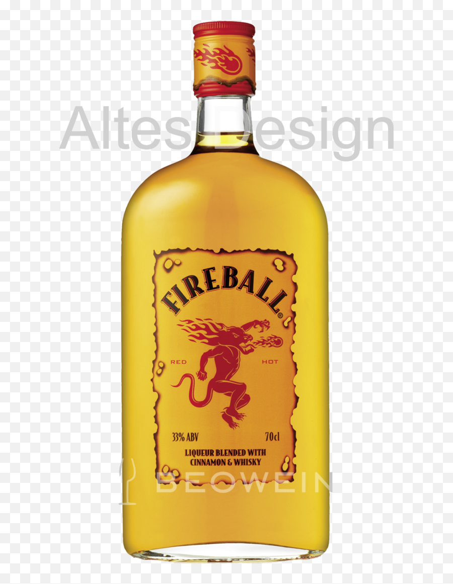 Fireball Whisky Cinnamon Liqueur 07 L - Beowein Mail Order Whiskey Popular Png,Fireball Transparent