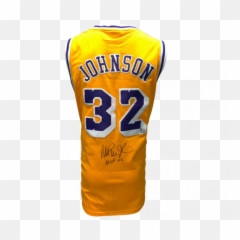 Leilão Camisa Magic Johnson - Magic Johnson Jersey Png,Magic Johnson Png