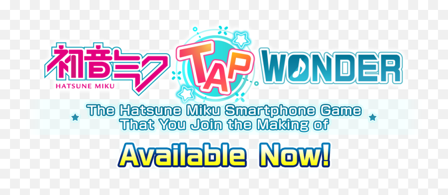Hatsune Miku - Tap Wonder Available Now Official Mikutap Hatsune Miku Png,Vocaloid Logo