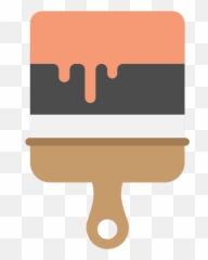 Filepaint Brush Flat Icon Vectorsvg - Wikimedia Commons Png