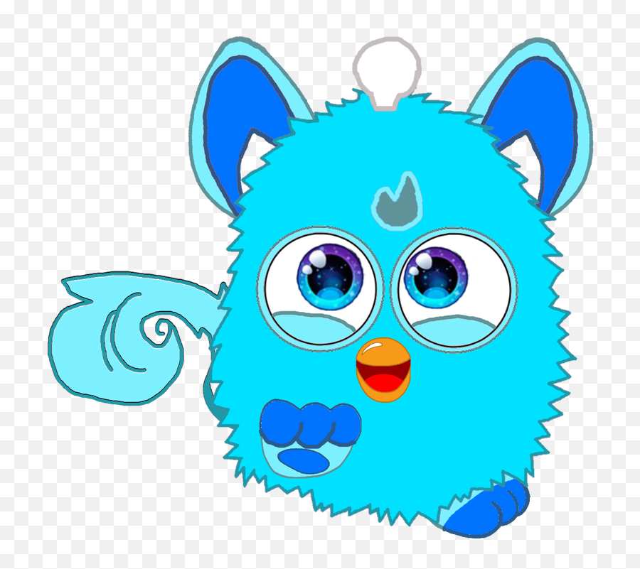 Furby Transparent Blue Eyed - Furby Ball Clipart Png,Furby Transparent