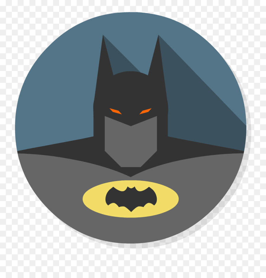 Superhero Icon Png - Batman Arkham Asylum Batman Computer Flat Batman Icons,Super Hero Icon