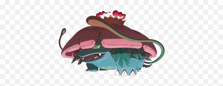 Official Art Of Gigantamax Venusaur And - Venusaur Serebii Png,Blastoise Icon