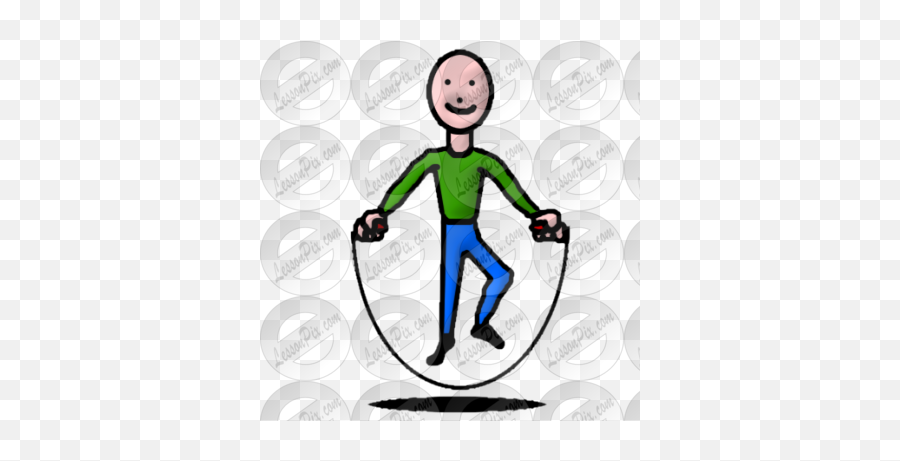 Jump Picture For Classroom Therapy Use - Great Jump Clipart Nordic Walking Png,Jump Rope Icon