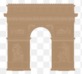 Arc De Triomphe - Arch Shaped png