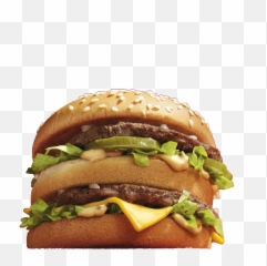 Download Hamburger Mcdonald - Burger King Big Mac Full Show Me Food png