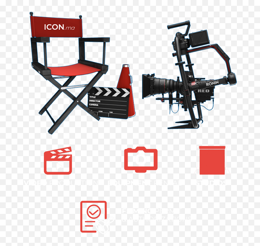 Video Production Company In Morocco Camera Crew - Iconma Dji Ronin 2 Red Png,Video Production Icon