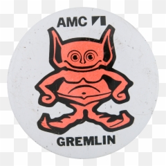 Amc Gremlin Busy Beaver Button Museum - Amc Gremlin Logo Png,Gremlin Png
