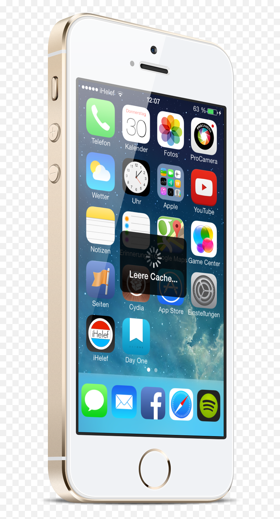 Jailbreak - Ihelef Apple Iphone 5s Gold Png,Fake Cydia Icon