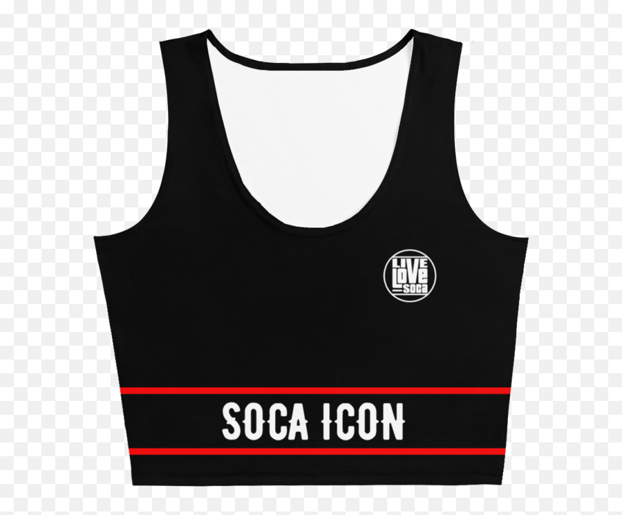 Endless Summer 21 Soca Icon Origins Crop Tank Top - Harley Quinn Black And Red Top Png,Origin Icon