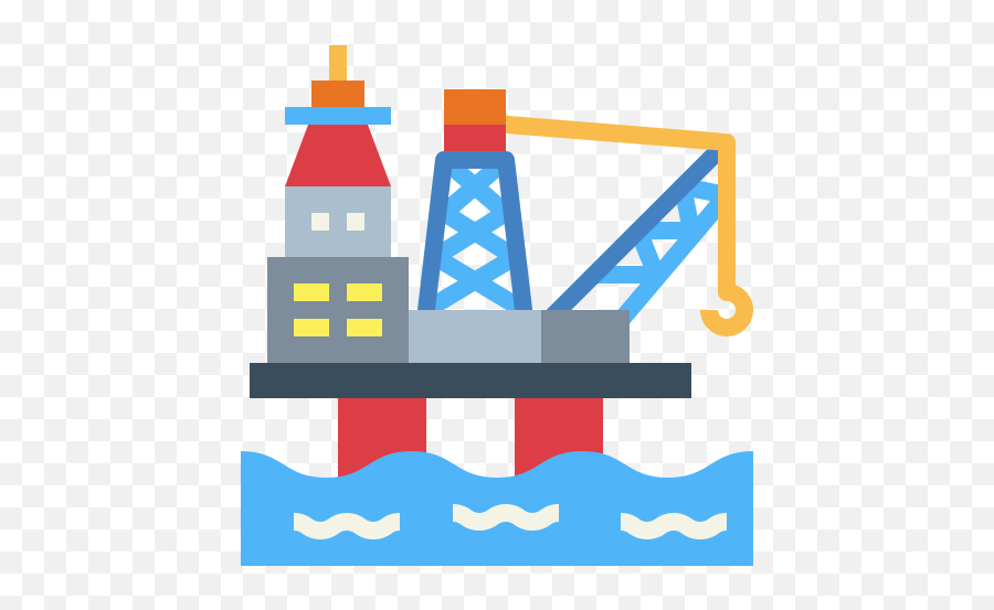 Oil Rig - Free Industry Icons Vertical Png,Oil Derrick Icon