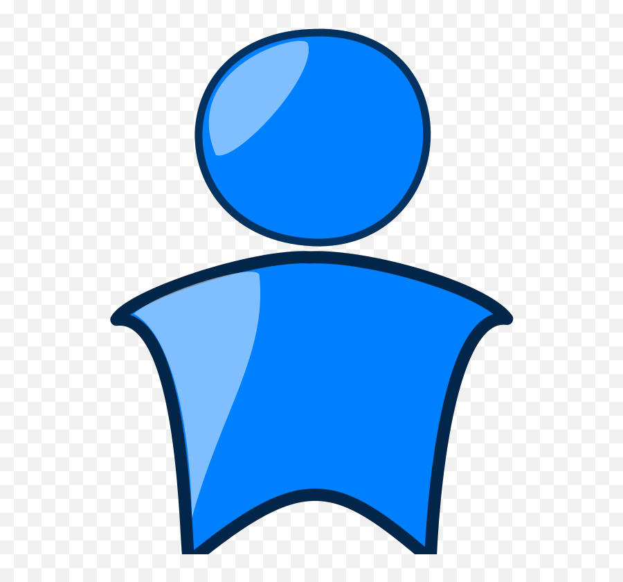 Blue Head Icon Svg Clip Arts Download - Download Clip Art Icon Png,User Icon Svg