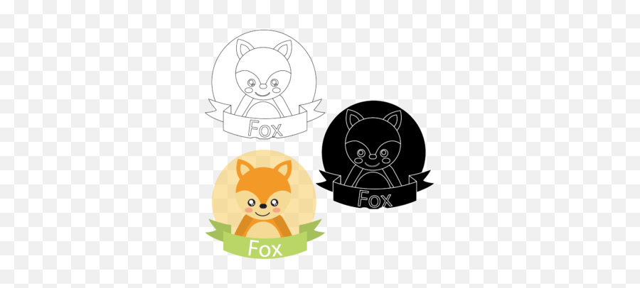 Animal Fox Bundling Icon Graphic By Chanchantekstudio - Fictional Character Png,Fox Icon Png