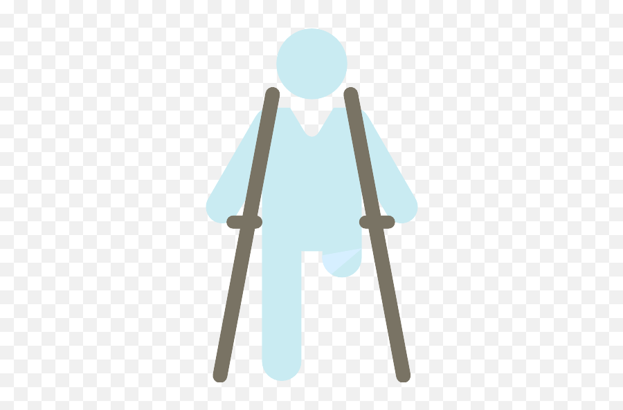 Cough Vector Svg Icon - Png Repo Free Png Icons Persona En Muletas Icono,Crutches Icon