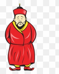 Old Chinese Man Clipart - Chinese Man Hat Clipart Png,Man Clipart Png