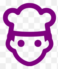Purple Cook Icon - Free purple user icons png