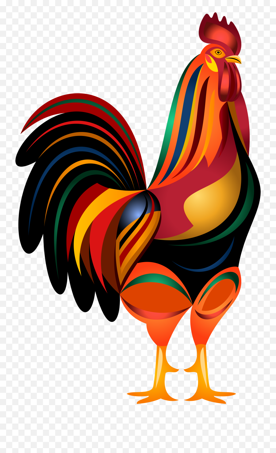 Transparent Background Rooster Clipart Png Chicken