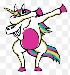 Download Hd Unicorn Dab Transparent Png Image - Nicepngcom,Dab Png