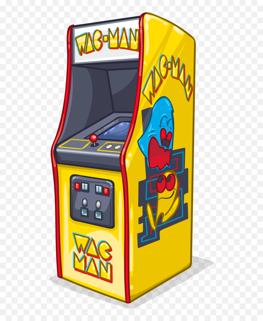 80s Transparent Video Game Picture - Pacman Arcade Game Png,Arcade Cabinet Png