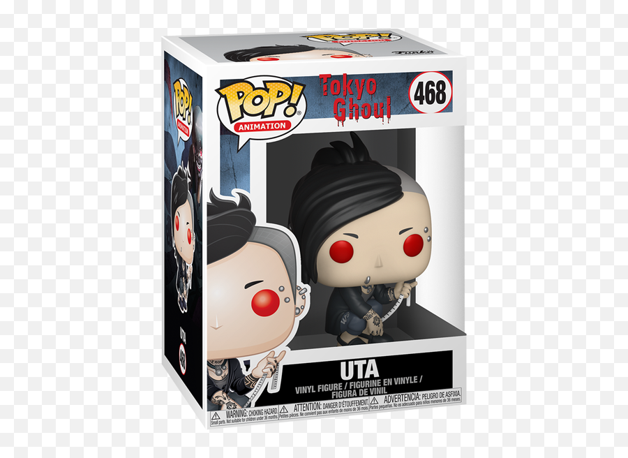 Tokyo Ghoul - Uta Pop Vinyl Figure Tokyo Ghoul Pop Figures Png,Ghoul Png