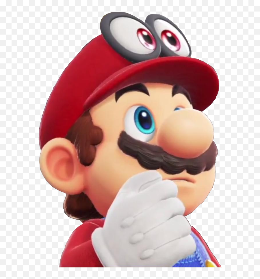 Transparent Image Of Mario Thinking - Mario Transparent Png,Mario Transparent