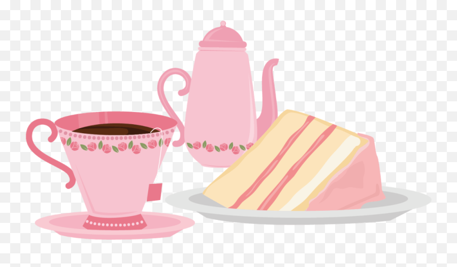 Transparent High Tea Clipart - Afternoon Tea Image Cartoon Png,Tea Cup Transparent