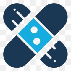 Band Aid Medical Free Icon Of Flat Color - Png