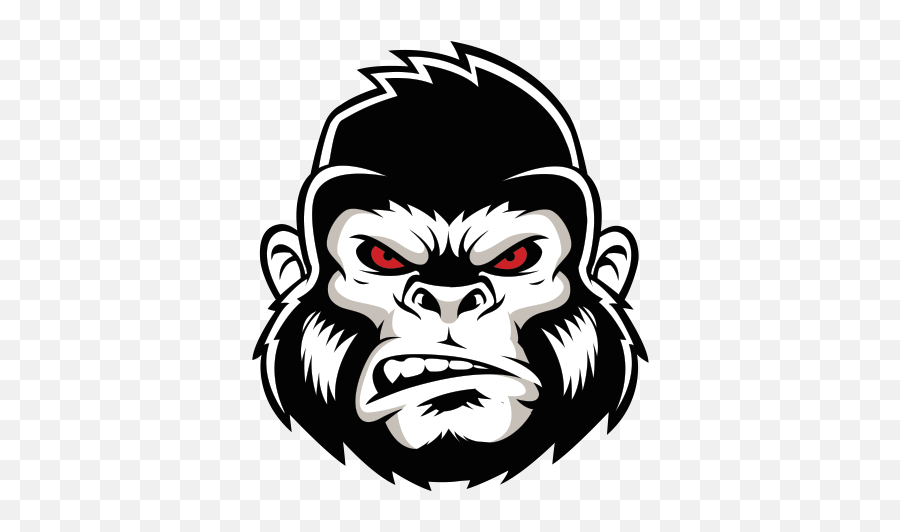 Gorilla Vector - Gorilla Logo Png,Gorilla Cartoon Png
