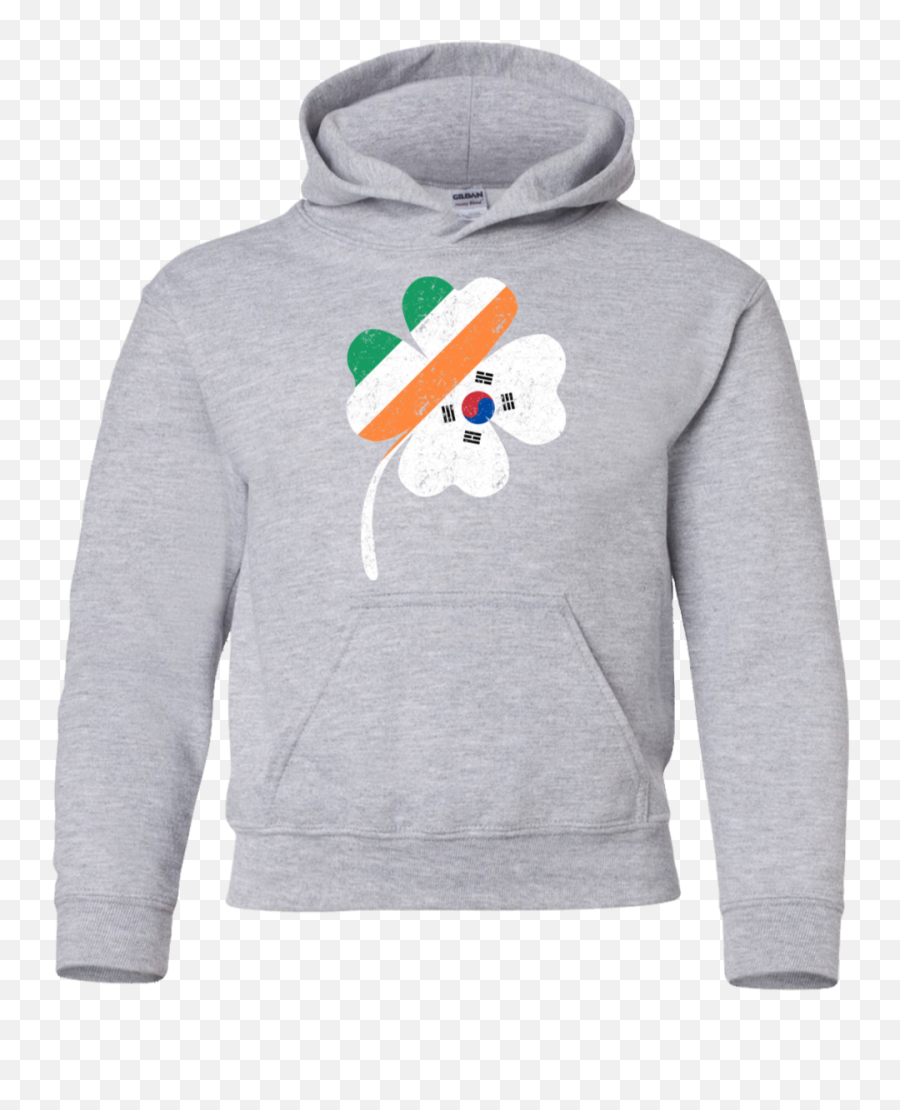 Vintage South Korean Irish Flag Shamrock St Patricku0027s Day - Youth Hoodie Hoodie Png,Korean Flag Png