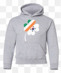 Vintage South Korean Irish Flag Shamrock St Patricku0027s Day - Youth Hoodie Hoodie Png,Korean Flag Png