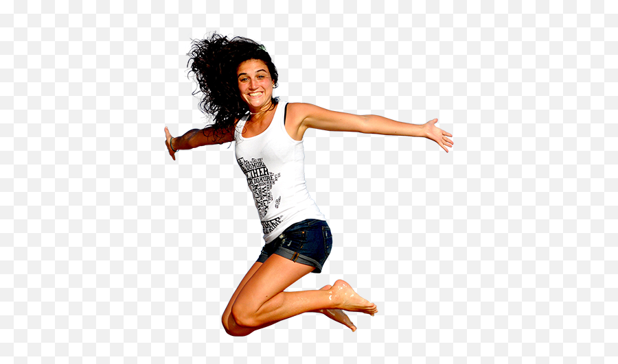 Png Jumping For Joy Transparent Joypng Images - Transparent Girl Jumping Png,Dancing Girl Png