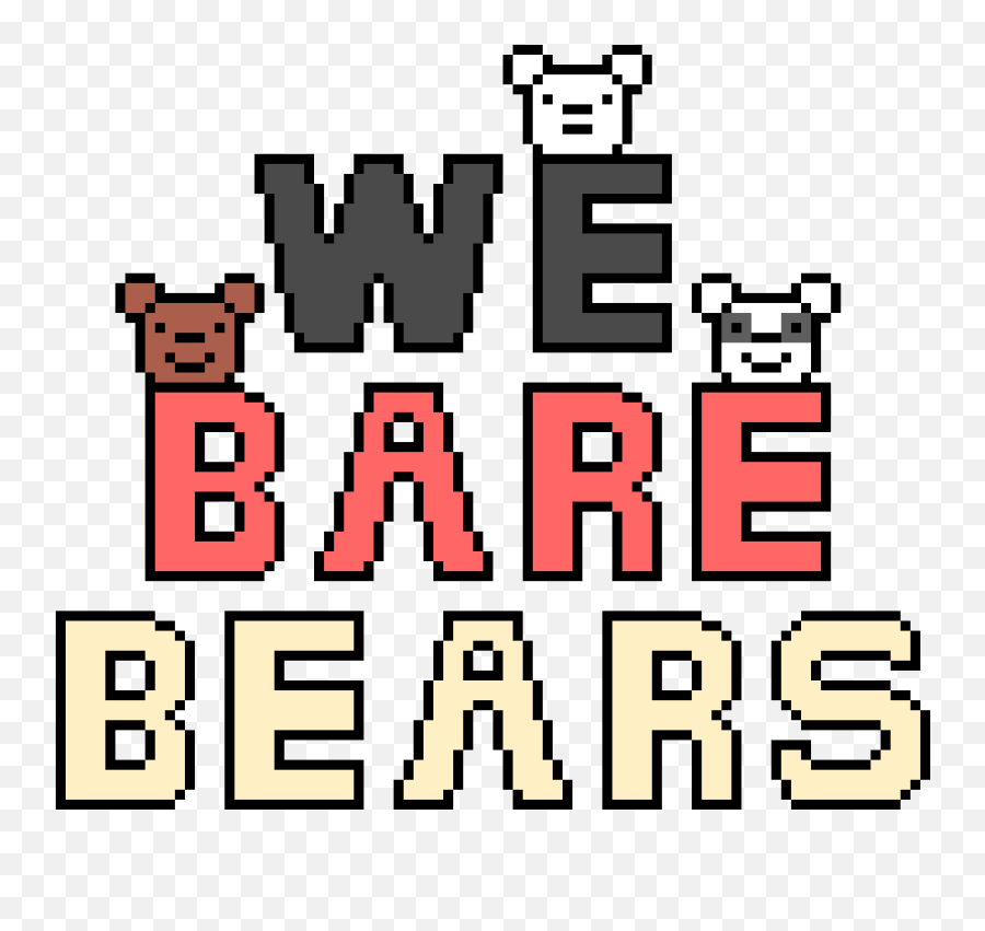 We Bare Bears Pixel Art Maker - Pixel Art We Bare Bears Png,We Bare Bears Png