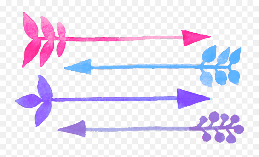 Purple Divider Png - Arrows Arrow Headers Header Flechas De Colores Png,Colores Png
