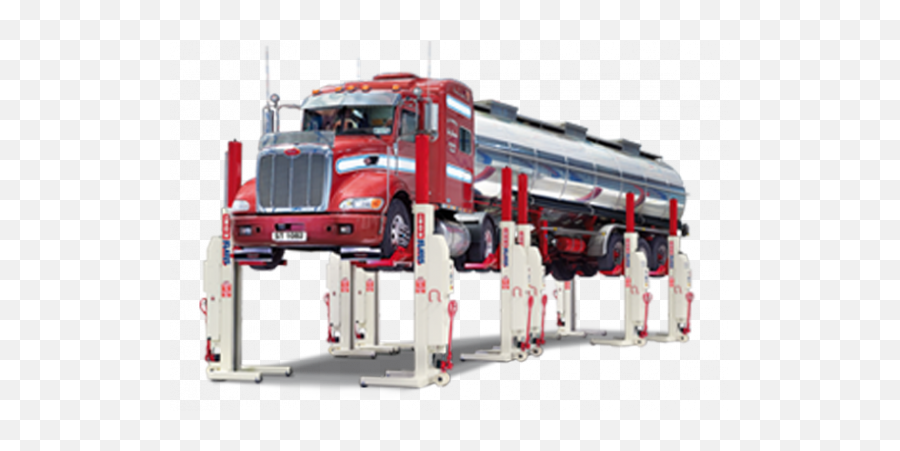 Heavy Duty Hydraulic Vehicle Lifts Stertil - Koni Usa Mobile Column Lift Png,18 Wheeler Png