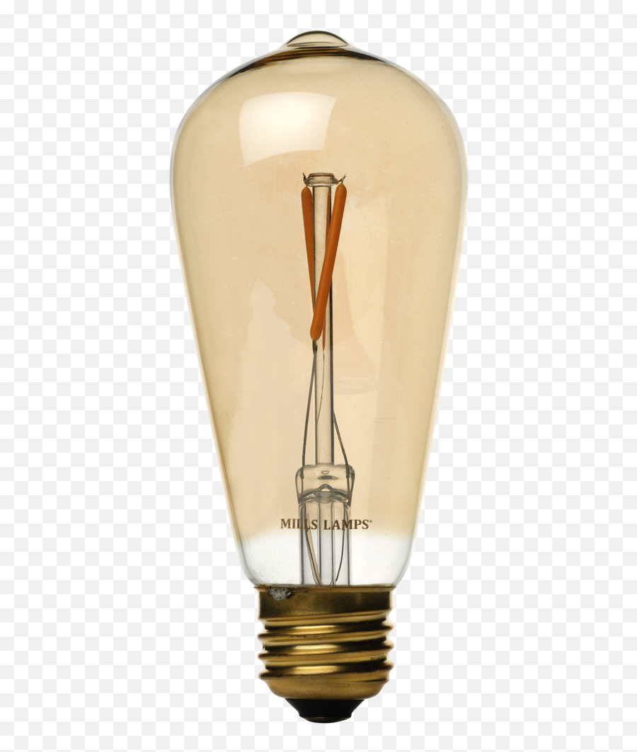 Led Edison Bulb Vintage Transparent 48988 - Free Icons And Edison Vintage Light Bulb Png,Lightbulb Transparent Background