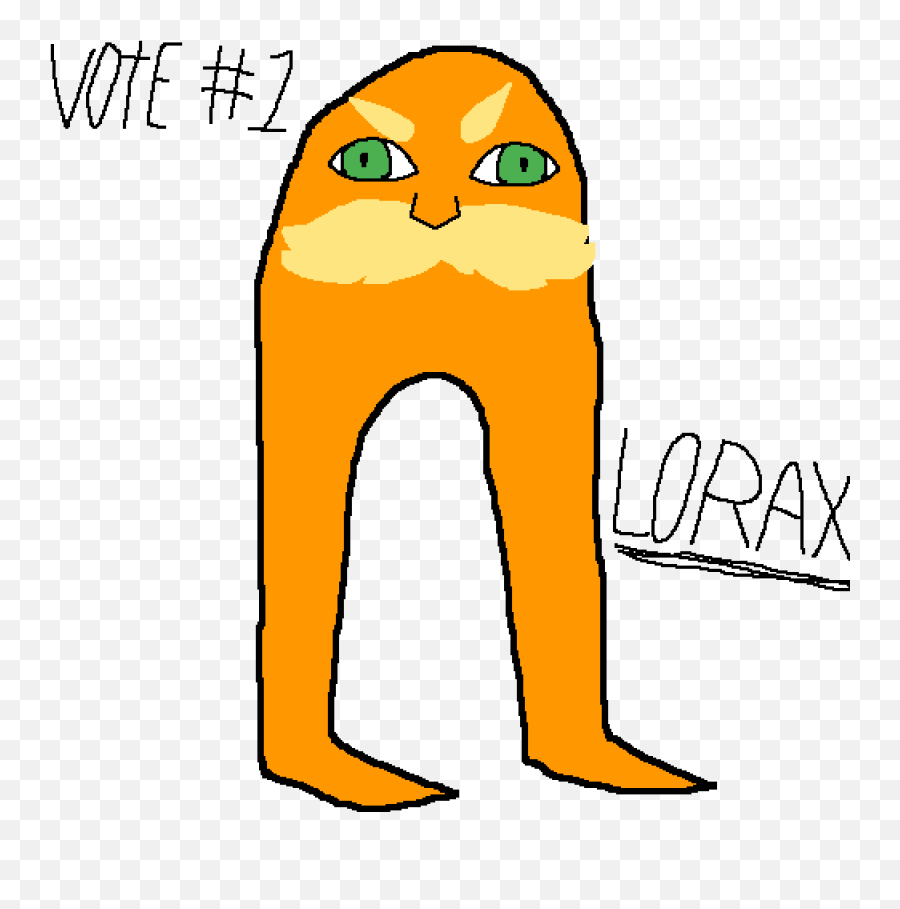 Pixilart - Vote 1 For The Lorax By Slothking Clip Art Png,Lorax Png