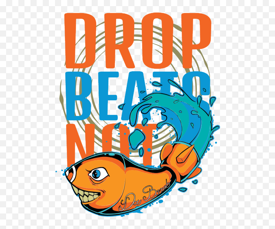 Drop Beats Not Bombs Clipart - Full Size Clipart 4245657 Clip Art Png,Water Falling Png