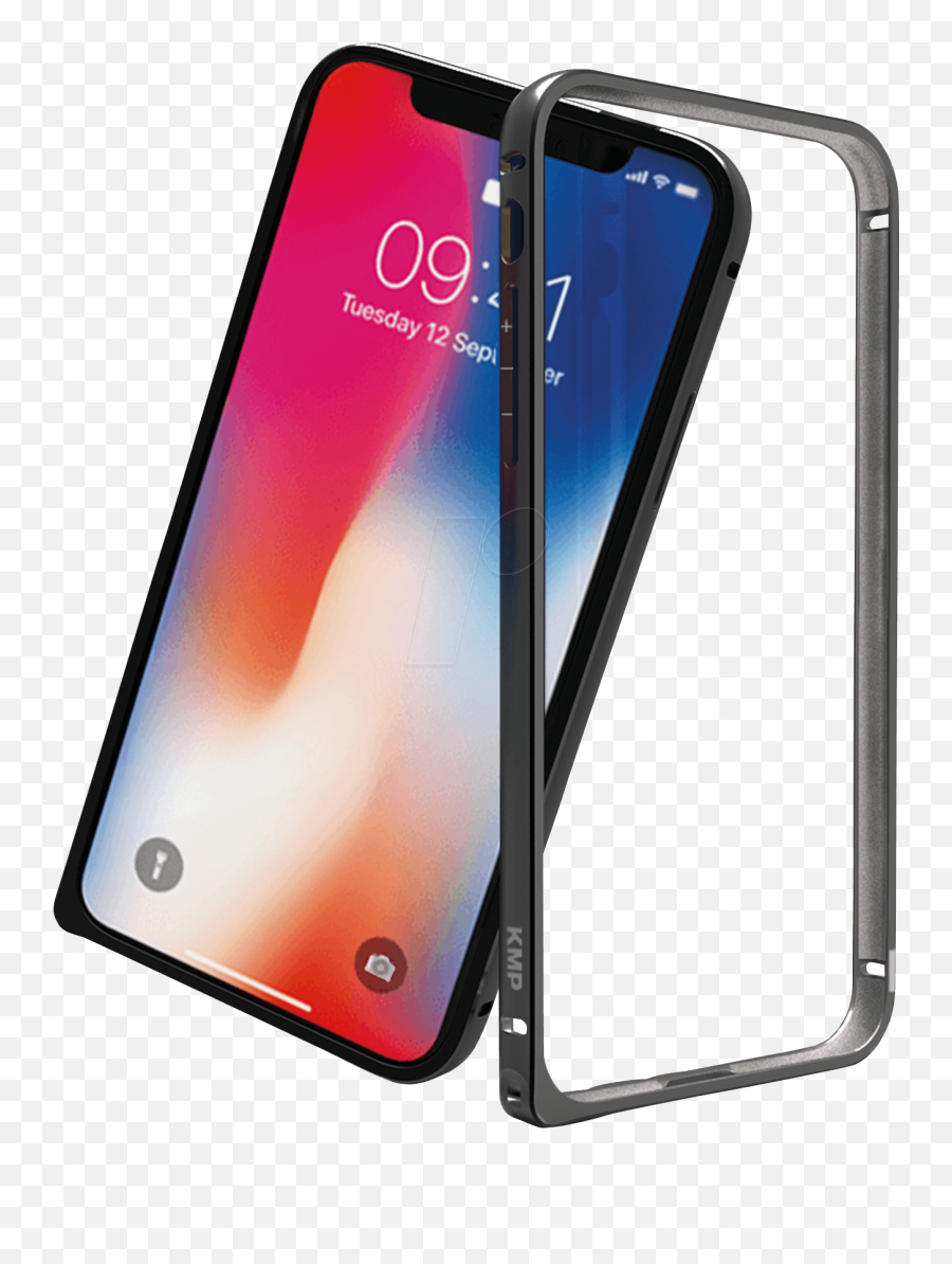 Download Hd Aluminium Bumper Frame Protection For Iphone X - Iphone X Schutzrahmen Png,Iphone Frame Png