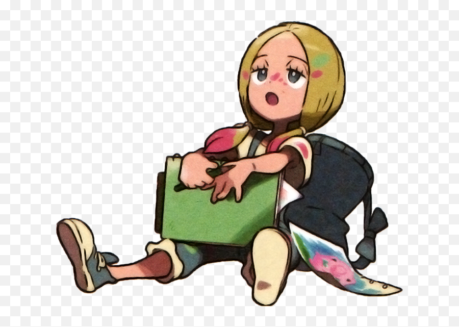 Mina - Bulbapedia The Communitydriven Pokémon Encyclopedia Pokemon Sun And Moon Mina Png,Anime Girl Sitting Png