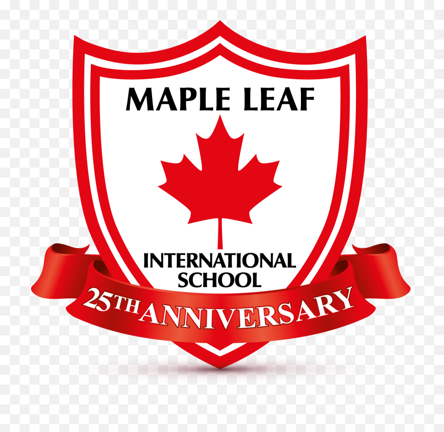 Maple - Leaf25thanniversarylogo Maple Leaf International Maple Leaf International School Pdf Png,25th Anniversary Logo