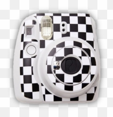 Checkerboard Polaroid Black White Sticker By Bub - Glitch Checkerboard png