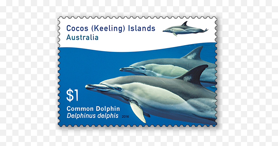 Cocos Keeling Islands Dolphins - Australia Post Fish Png,Dolphins Png