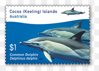 Cocos Keeling Islands Dolphins - Australia Post Fish Png,Dolphins Png